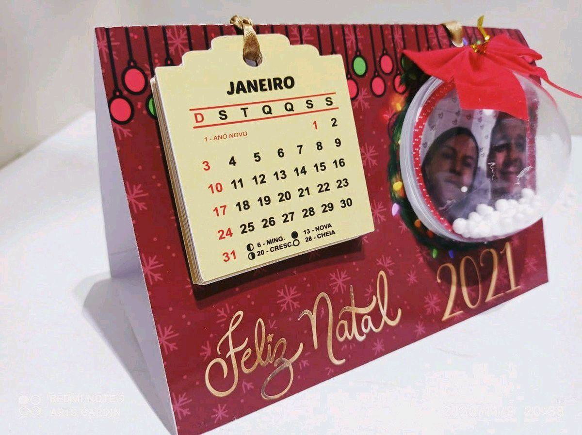 Arquivo de Corte Natal Calendário 2022 com Bola (#2071) - Imagem 2