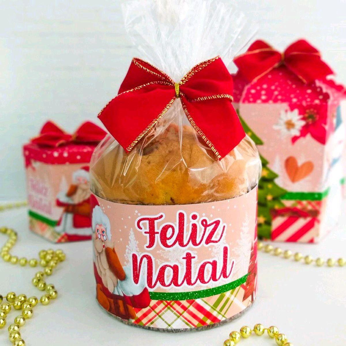 ARQUIVO DE CORTE NATAL SAIA PARA PANETONE (#2051) STUDIO PDF