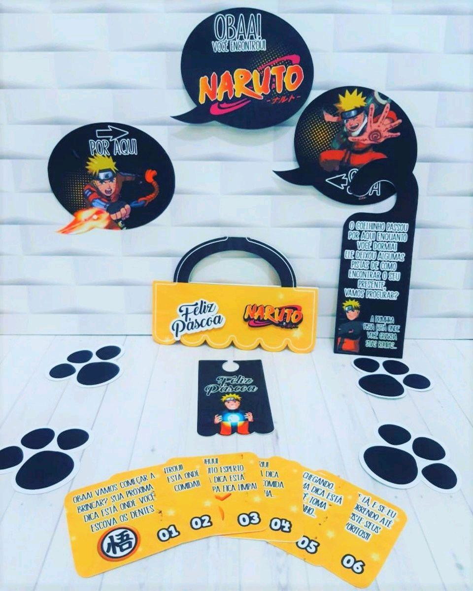 ARQUIVO DE CORTE PASCOA CAÇA AOS OVOS NARUTO (#3467) - Imagem 2