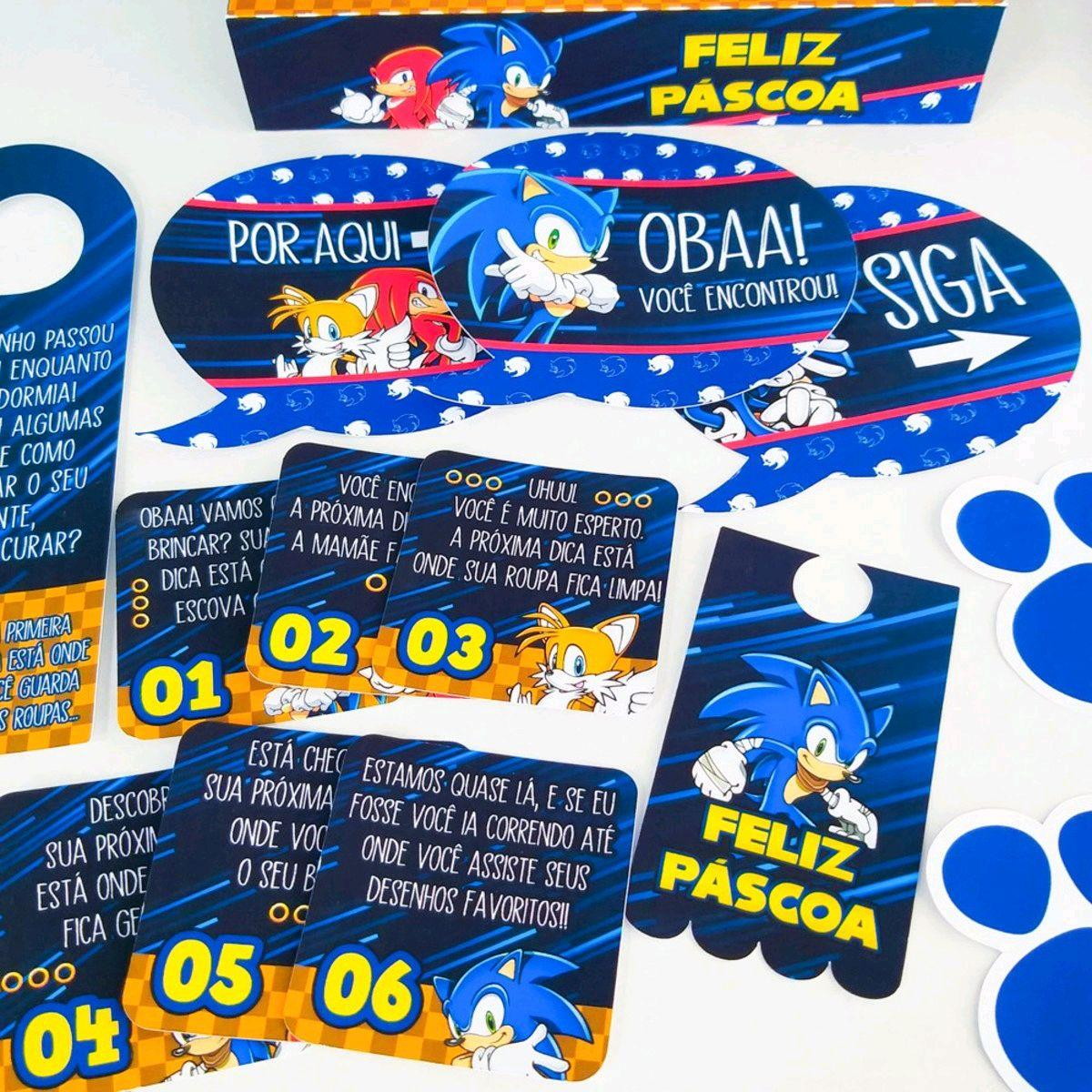 ARQUIVO DE CORTE PASCOA CAÇA AOS OVOS SONIC (#3600)