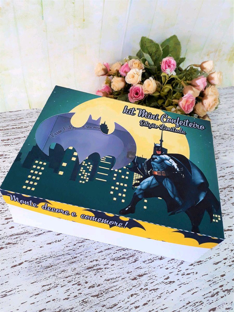 ARQUIVO DE CORTE PASCOA CAIXA MINI CONFEITEIRO BATMAN #3282