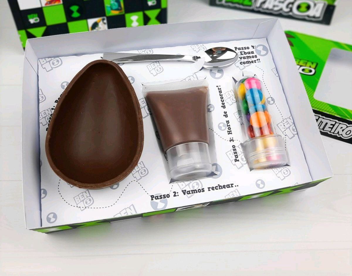 ARQUIVO DE CORTE PASCOA CAIXA MINI CONFEITEIRO BEN 10 #3361 - Imagem 3