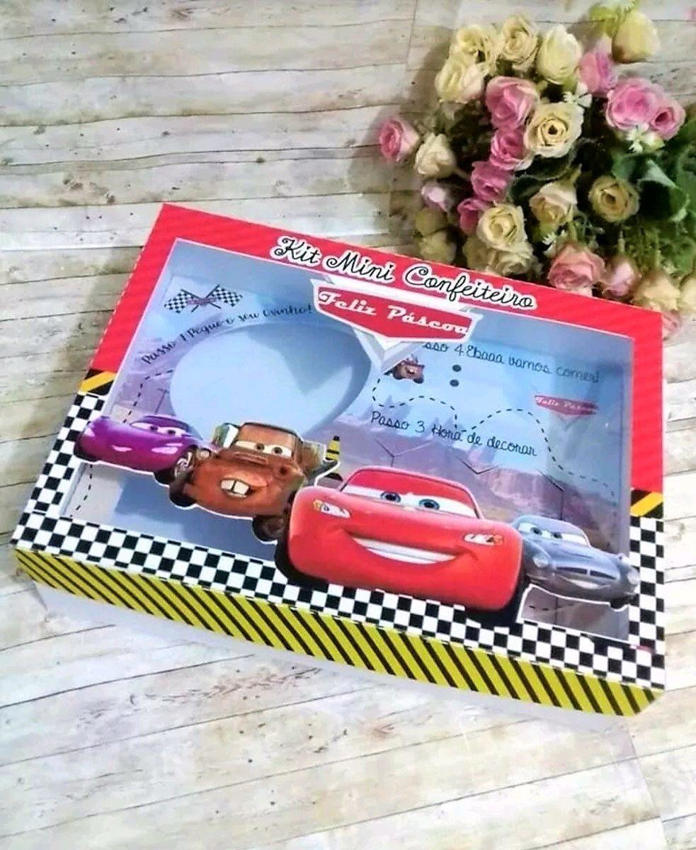 ARQUIVO DE CORTE PASCOA CAIXA MINI CONFEITEIRO CARROS #3076