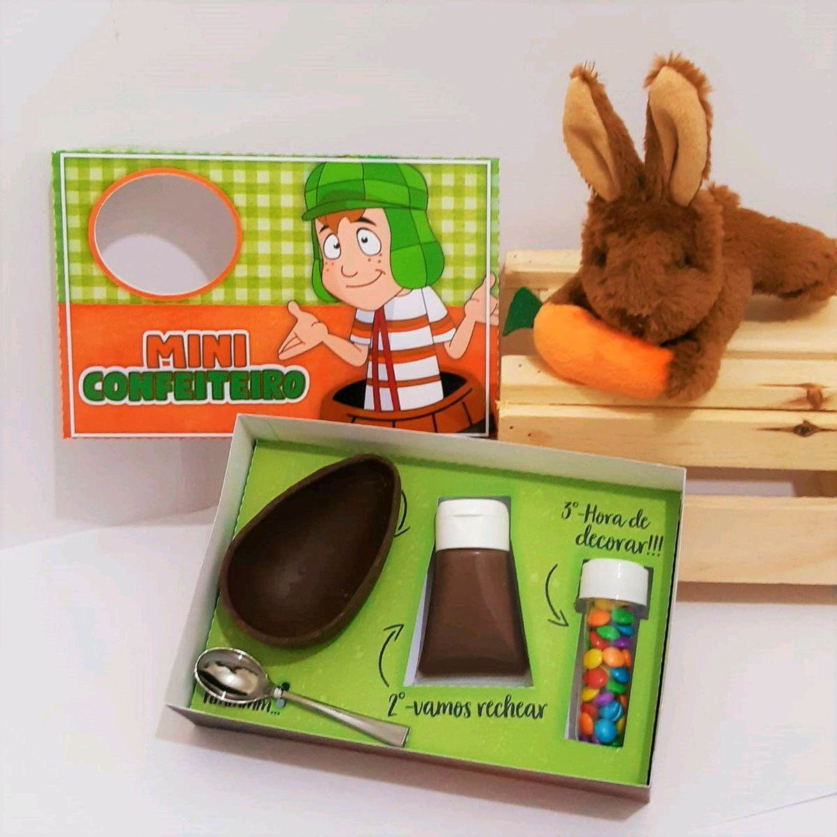 ARQUIVO DE CORTE PASCOA CAIXA MINI CONFEITEIRO CHAVES #3624