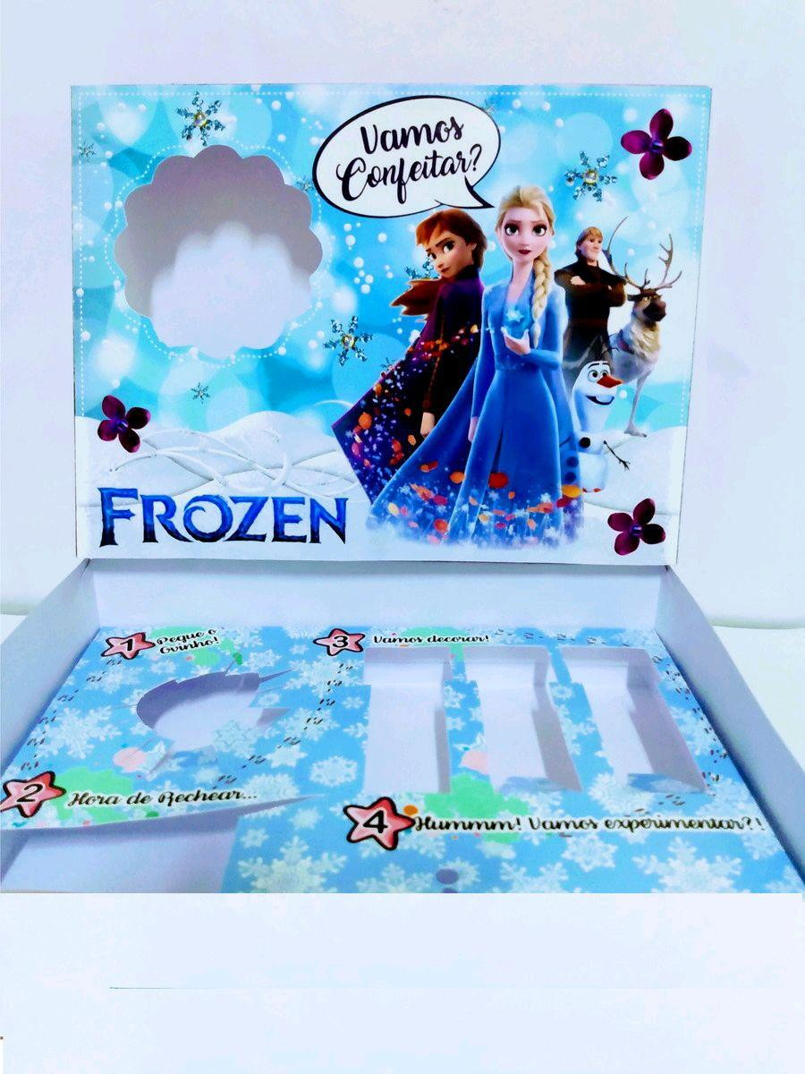 ARQUIVO DE CORTE PASCOA CAIXA MINI CONFEITEIRO FROZEN #3070 - Imagem 2