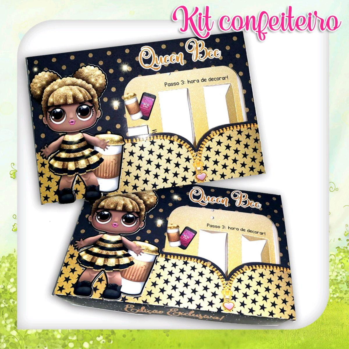 ARQUIVO DE CORTE PASCOA CAIXA MINI CONFEITEIRO LOL BEE #3179