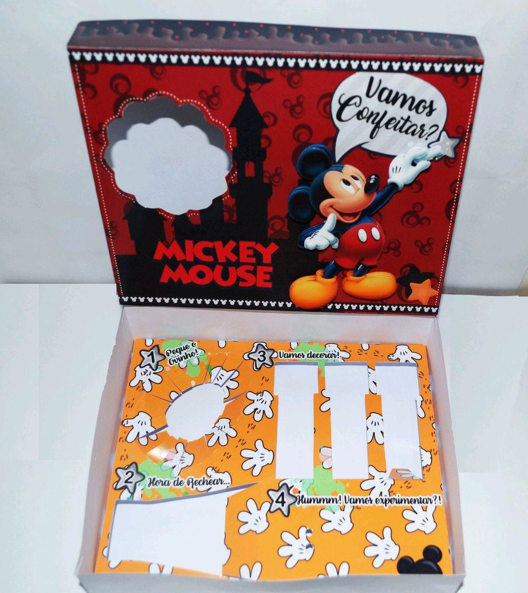 ARQUIVO DE CORTE PASCOA CAIXA MINI CONFEITEIRO MICKEY #3067 - Imagem 2