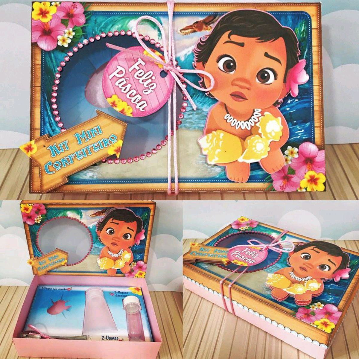 ARQUIVO DE CORTE PASCOA CAIXA MINI CONFEITEIRO MOANA #3025
