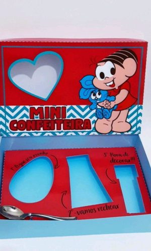 ARQUIVO DE CORTE PASCOA CAIXA MINI CONFEITEIRO MONICA #3208