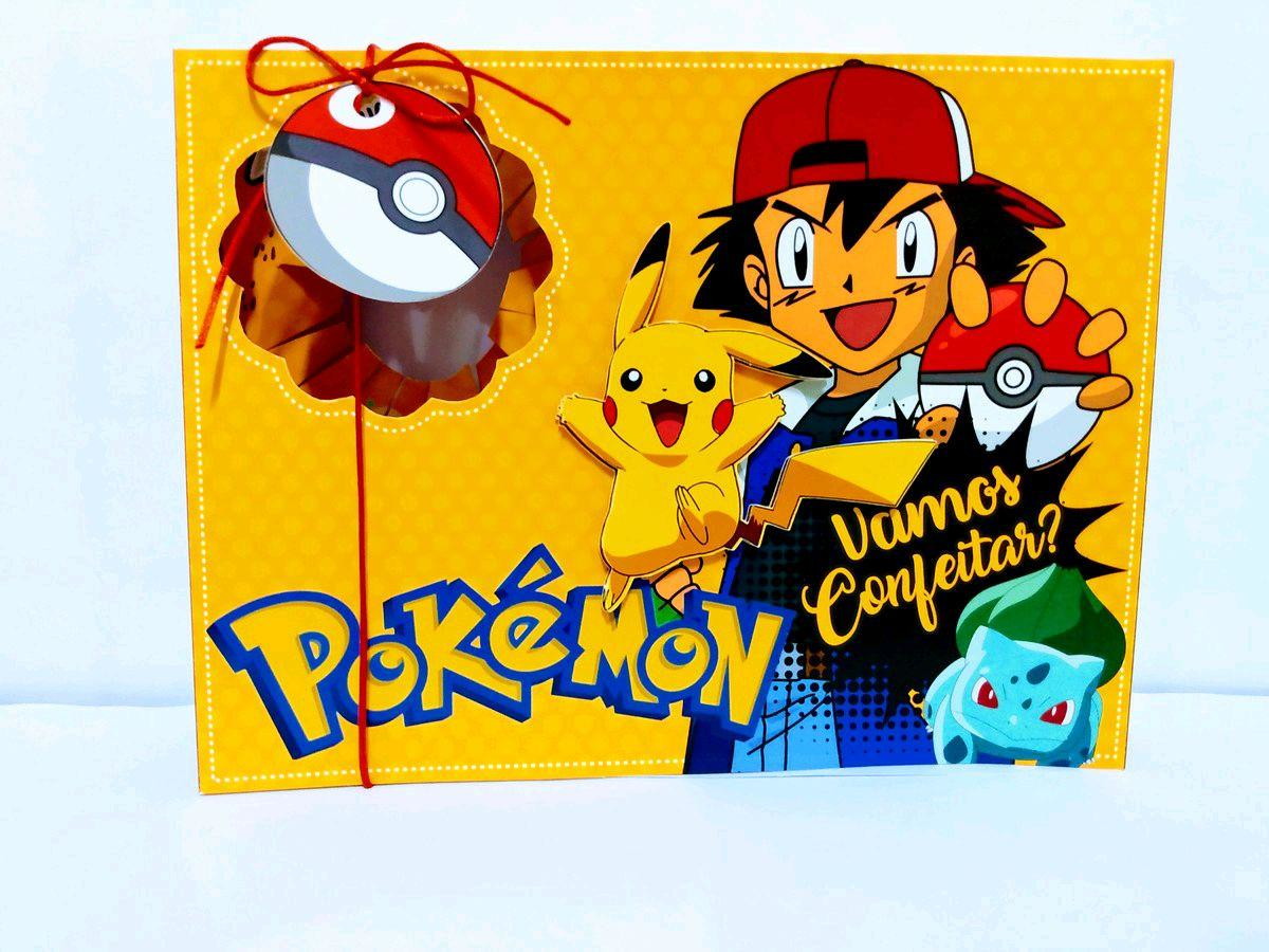 ARQUIVO DE CORTE PASCOA CAIXA MINI CONFEITEIRO POKEMON #3071 - Imagem 2