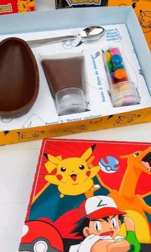 ARQUIVO DE CORTE PASCOA CAIXA MINI CONFEITEIRO POKEMON #3375