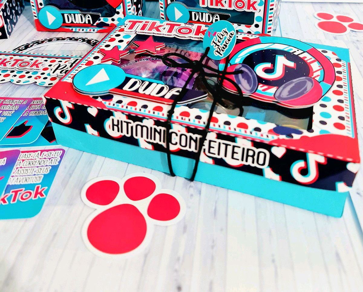 ARQUIVO DE CORTE PASCOA CAIXA MINI CONFEITEIRO TIK TOK #3308 - Imagem 3