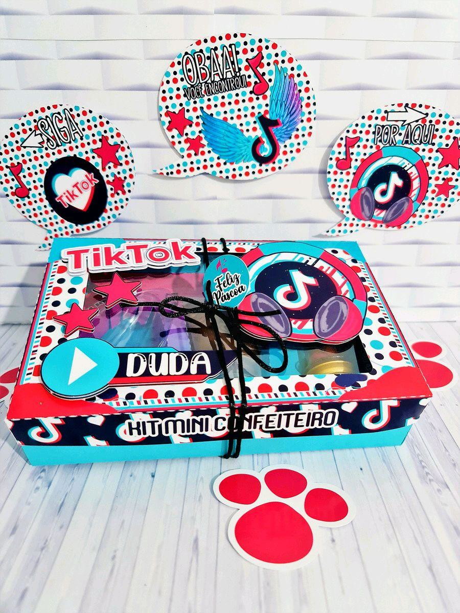 ARQUIVO DE CORTE PASCOA CAIXA MINI CONFEITEIRO TIK TOK #3308 - Imagem 2