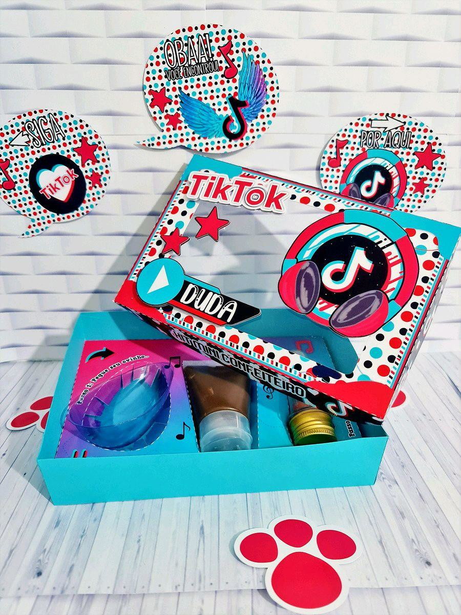 ARQUIVO DE CORTE PASCOA CAIXA MINI CONFEITEIRO TIK TOK #3308