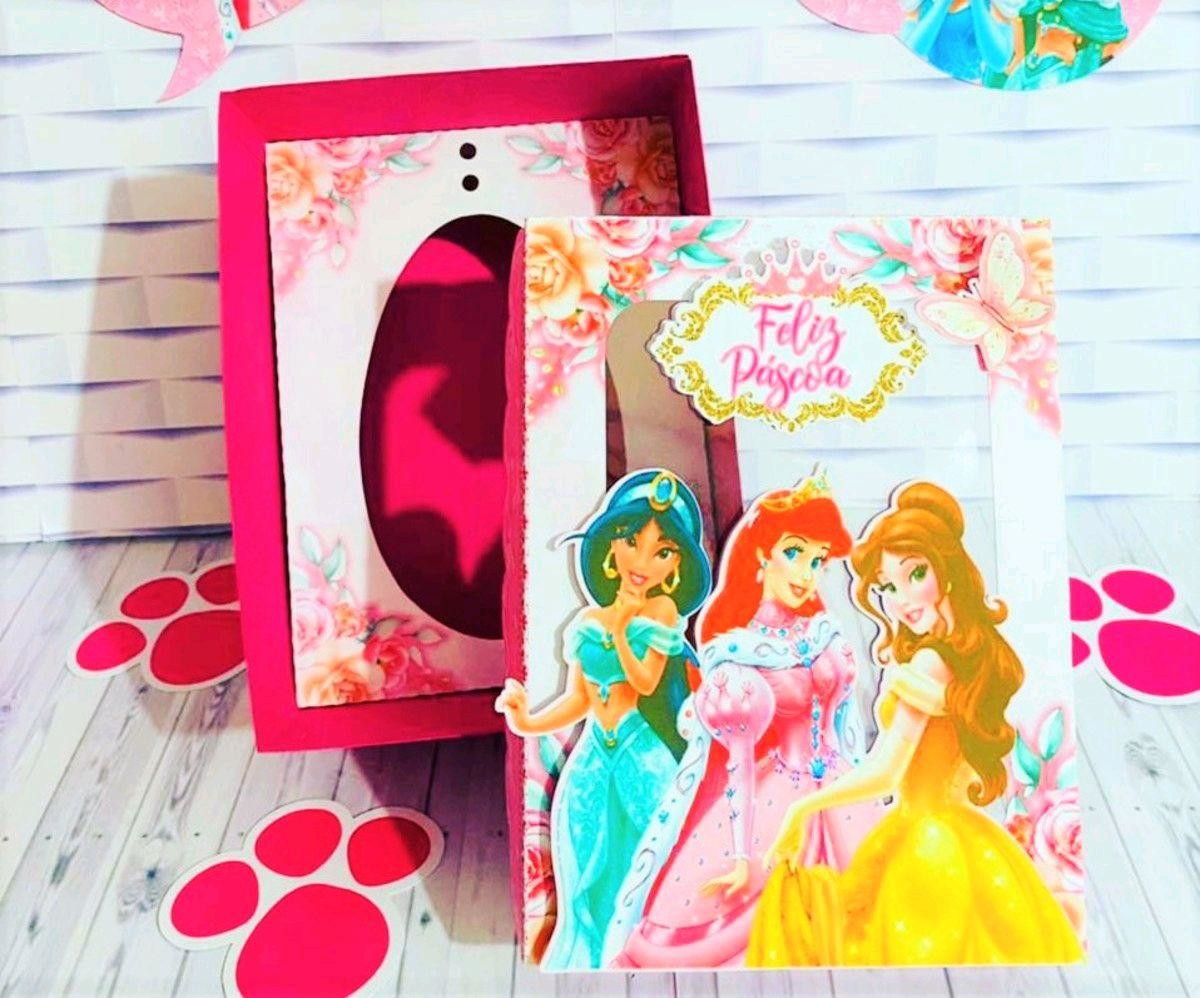 ARQUIVO DE CORTE PASCOA CAIXA OVO DE COLHER PRINCESAS #3514