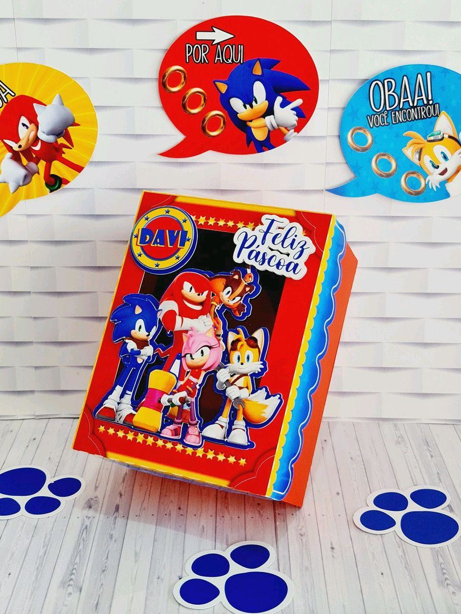ARQUIVO DE CORTE PASCOA CAIXA OVO DE COLHER SONIC 250g #3255 - Imagem 3