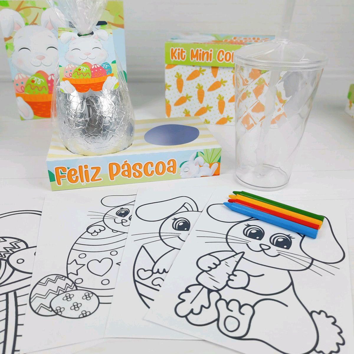 Arquivo de Corte Pascoa Caixa Ovo e Copo Coelhinho (#3406)