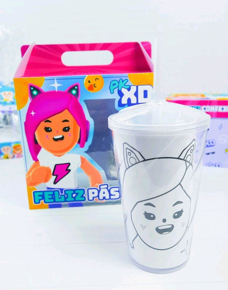 Arquivo de Corte Pascoa Caixa Ovo e Copo Pk Xd Menina #3427