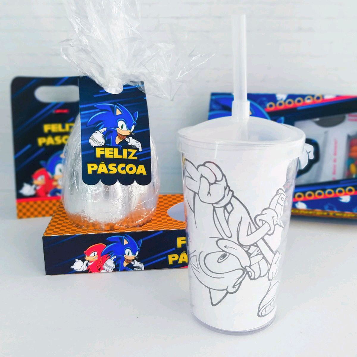 ARQUIVO DE CORTE PASCOA CAIXA OVO E COPO SONIC #3622 - Imagem 3