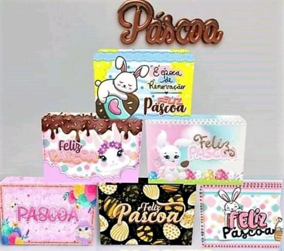 ARQUIVO DE CORTE PASCOA CAIXA PARA 6 DOCES ENCAIXE #3547 PDF