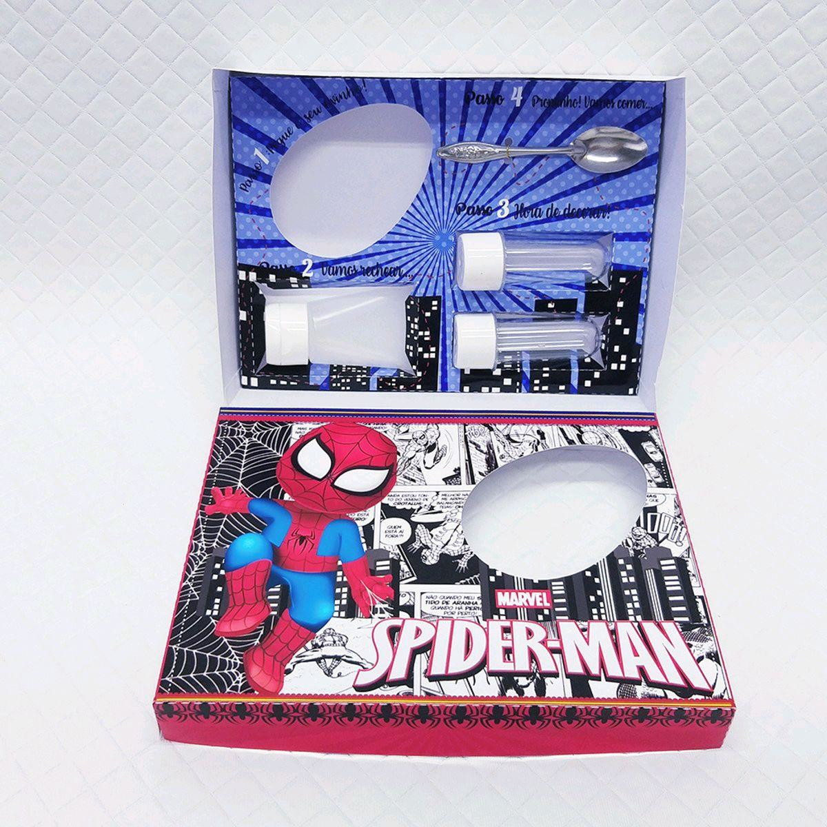 ARQUIVO DE CORTE PASCOA MINI CONFEITEIRO HOMEM ARANHA #3010