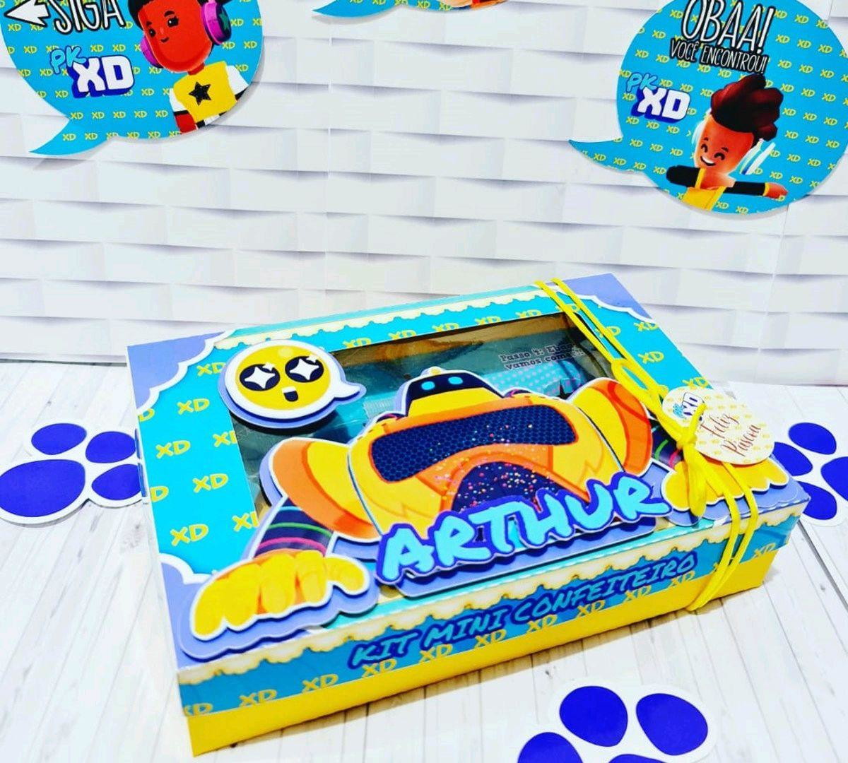 ARQUIVO DE CORTE PASCOA MINI CONFEITEIRO PK XD MENINO #3225 - Imagem 2