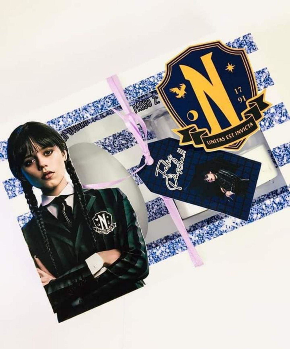 Arquivo de Corte Pascoa Mini Confeiteiro Wandinha #14775