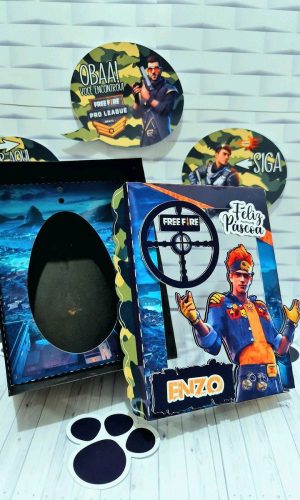 ARQUIVO DE CORTE PASCOA OVO DE COLHER FREE FIRE 250g #3315