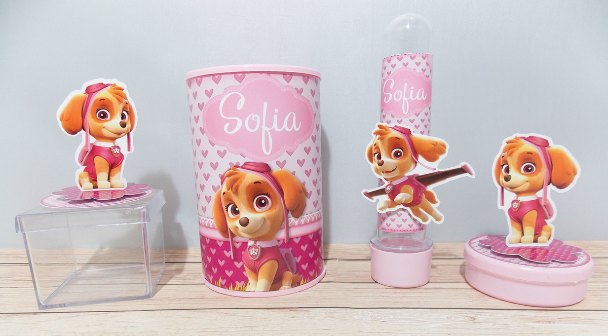 Arquivo de Corte - Patrulha Canina Rosa 4 - Imagem 3
