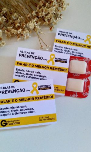 Arquivo de Corte Porta Chiclete Setembro Amarelo #15288
