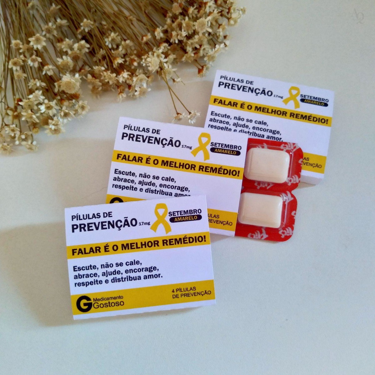 Arquivo de Corte Porta Chiclete Setembro Amarelo #15288