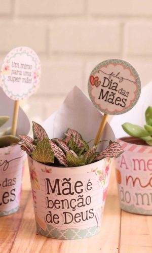 Arquivo de Corte Kit Saia para Suculenta Dia das Mães #13935