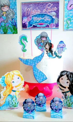 Arquivo de corte Sereia em studio e PDF
