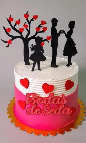 Arquivo de corte topo Bodas de Seda