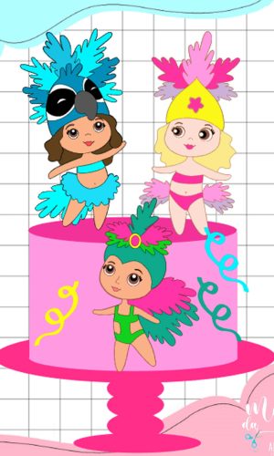 Arquivo de Corte: Topo Carnaval Passistas Babys 054