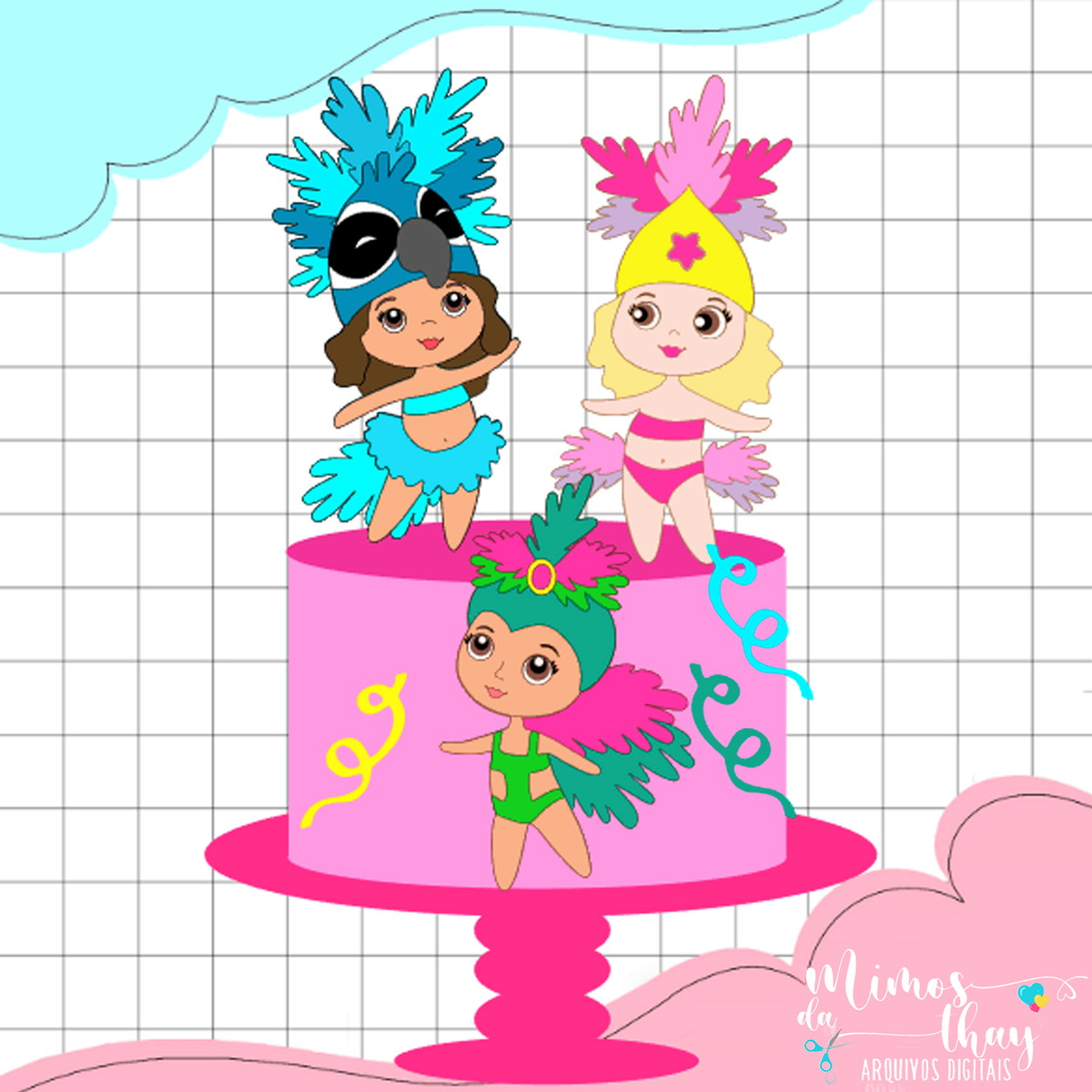 Arquivo de Corte: Topo Carnaval Passistas Babys 054