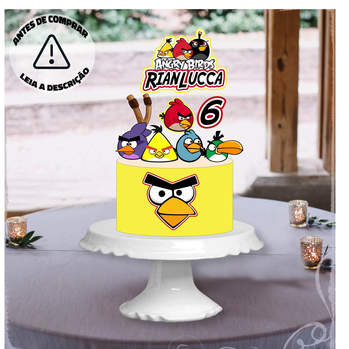 Arquivo de corte Topo de Bolo Angry Birds
