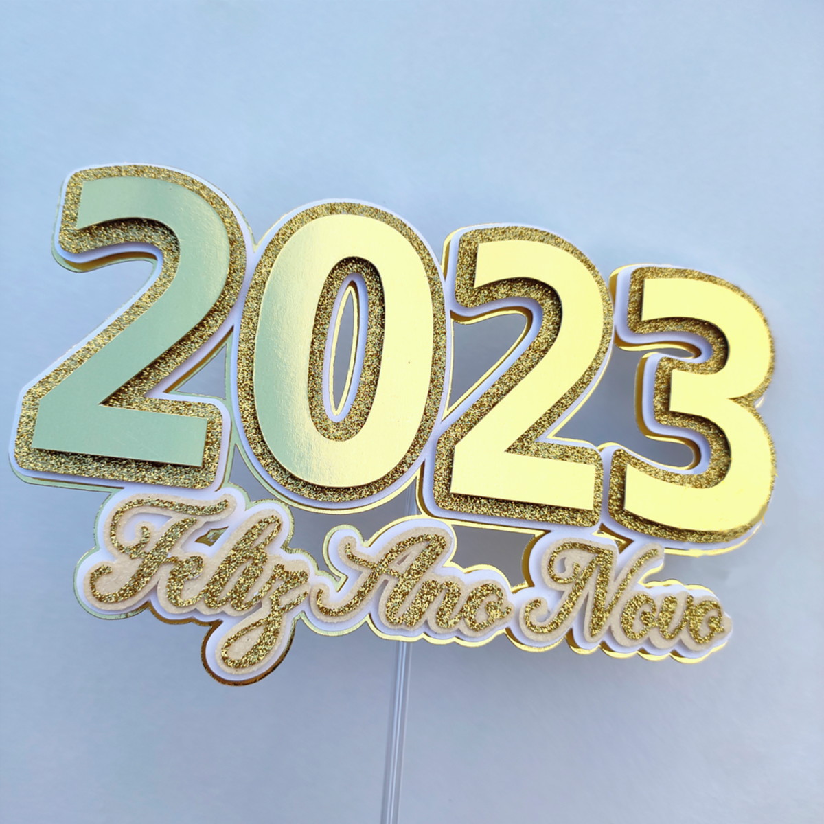 Arquivo de Corte Topo de Bolo Ano Novo 2023 015