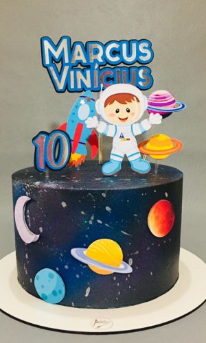 Arquivo de corte topo de bolo - Astronauta