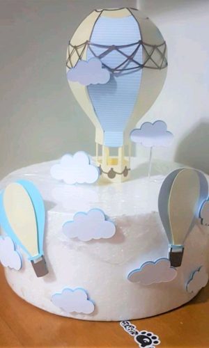 ARQUIVO DE CORTE TOPO DE BOLO BALÃO #7044 STUDIO