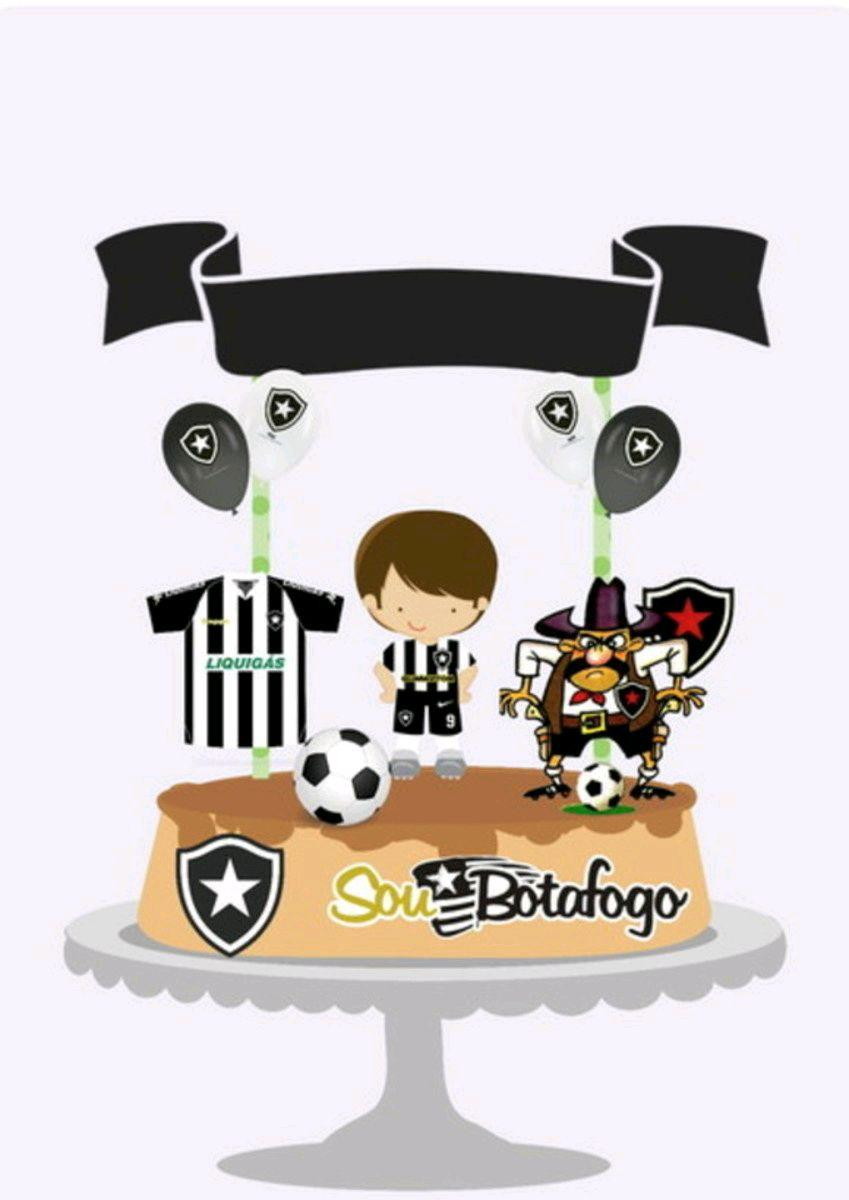 ARQUIVO DE CORTE TOPO DE BOLO BOTAFOGO (#1522)