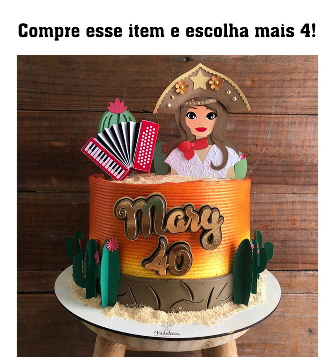 KIT C/ 5 ARQUIVO DE CORTE: TOPO ARRAIÁ CANGACEIRA 007