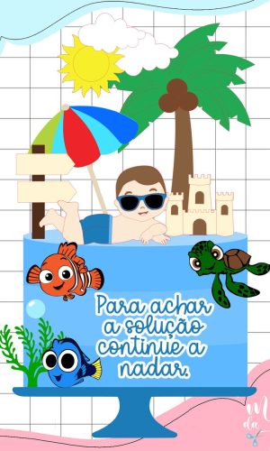 Arquivo de Corte: Topo de Bolo Casa Praia Verão Menino 027