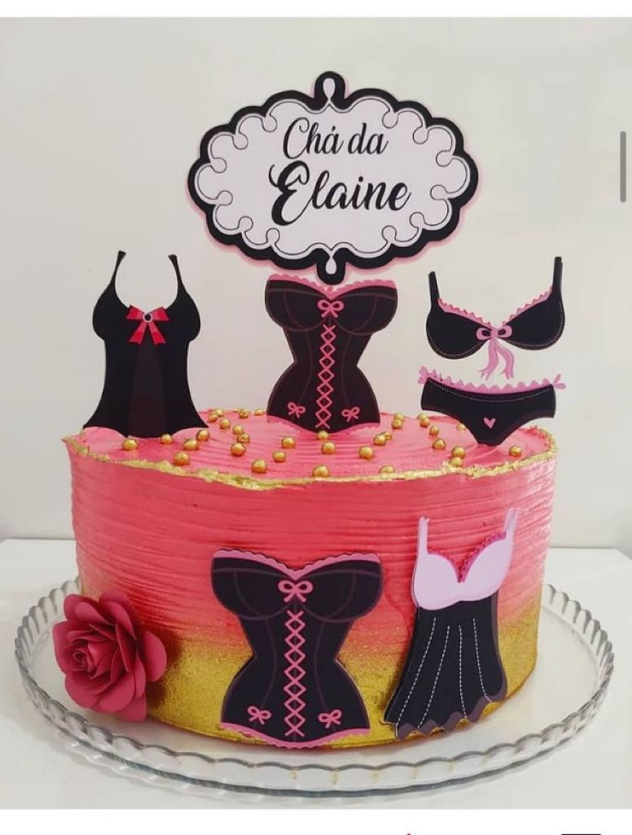 arquivo de corte topo de bolo chá de lingerie( não editamos)