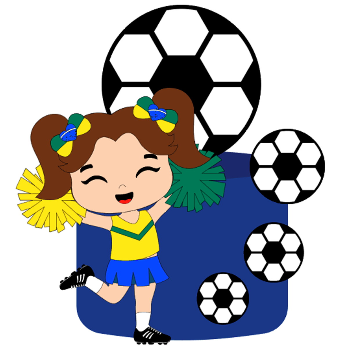 Arquivo de Corte: Topo de Bolo Copa do Mundo Toorcedora 038