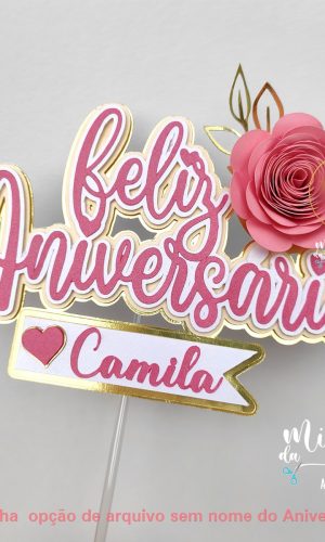 Arquivo de Corte Topo de Bolo Coringa Feliz Aniversário 001