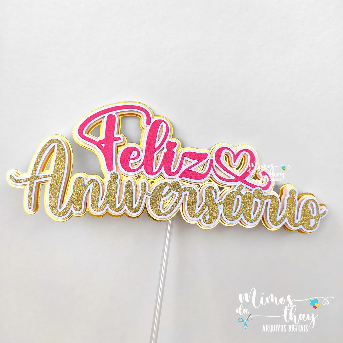 Arquivo de Corte Topo de Bolo Coringa Feliz Aniversário 002