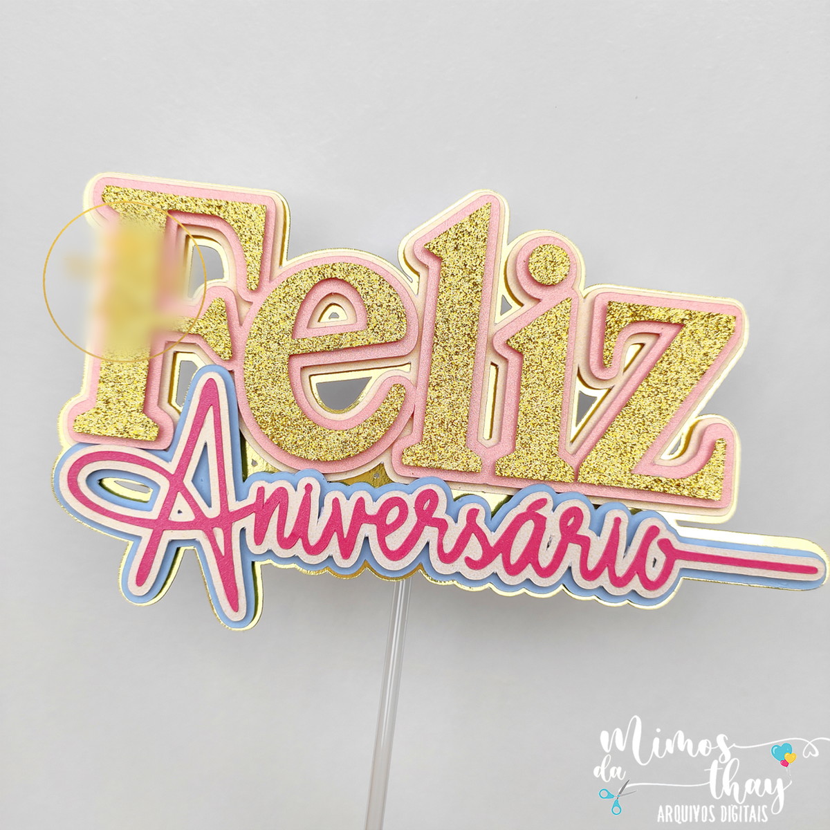 Arquivo de Corte Topo de Bolo Coringa Feliz Aniversário 006