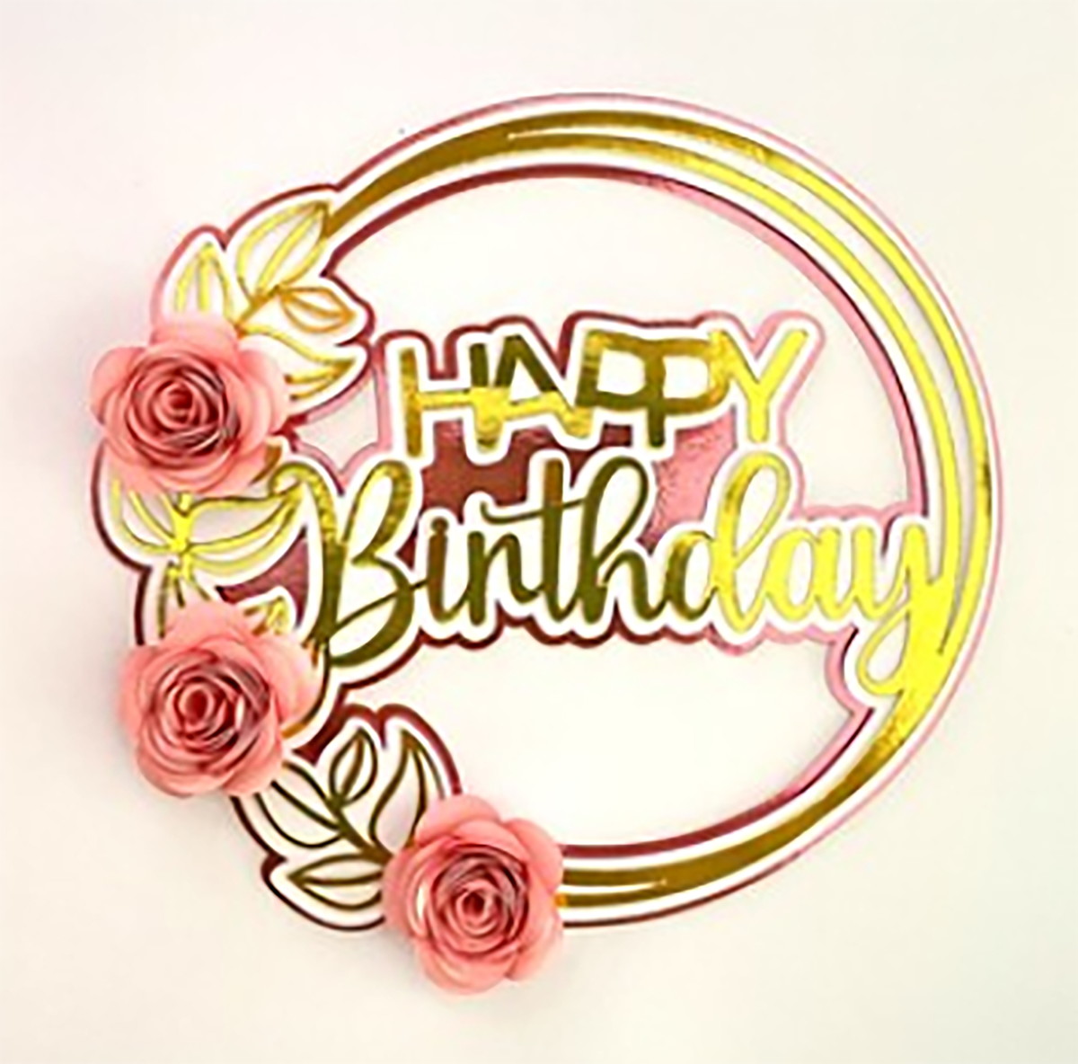 Arquivo de Corte: Topo de Bolo Coringa Happy Birthday 004