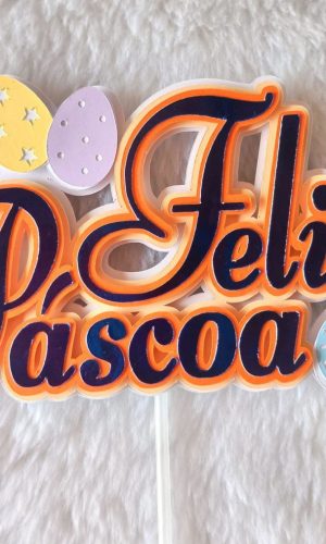 Arquivo de Corte Topo de Bolo da Páscoa #14777